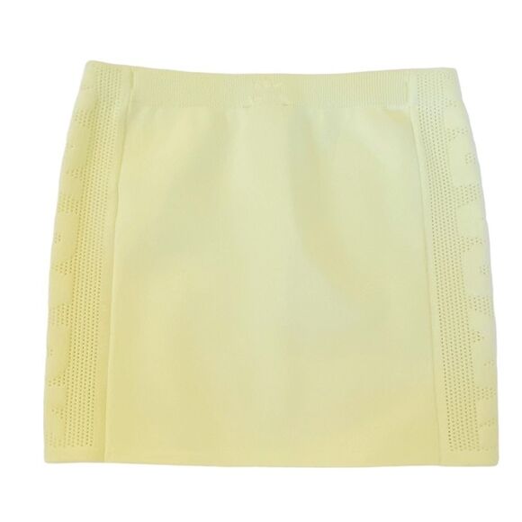 Adidas x Ivy Park with Beyoncé Drip 2 Knit Yellow Tint Mini Skirt Sz M - Picture 8 of 16